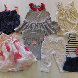 Girls 0-3M Baby Gap Carters Old Navy Summer Rompers Dress Outfit Clothes Lot 0-3 Months 