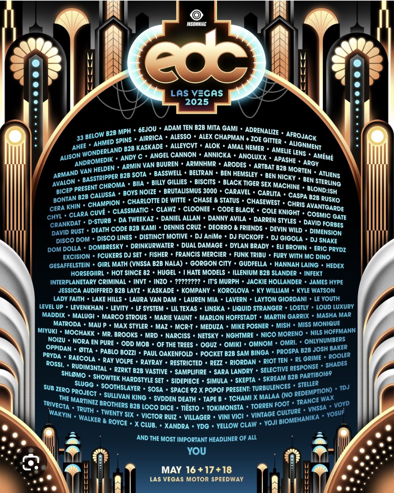 EDC 2025 Vegas GA PASS SOLD OUT FESTIVAL