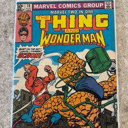 Marvel Two-In-One #78 F+VF+ 1974 Thing Wonder Man Marvel Bronze Age Comic