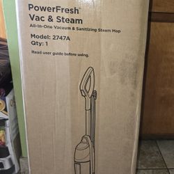 Bissell powerfresh vac & steam NEW in box from AMAZON $150 FIRM$$ pu in Parma see pics model# 2747A