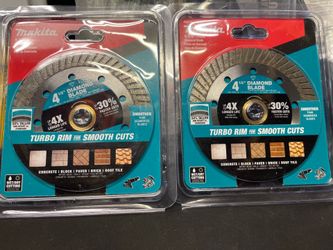MAKITA 4- 1/2”  DIAMOND BLADE  NEW ((( read below)))
