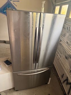 Silver Samsung Fridge