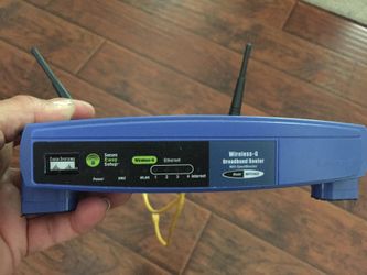 Linksys wireless-G router