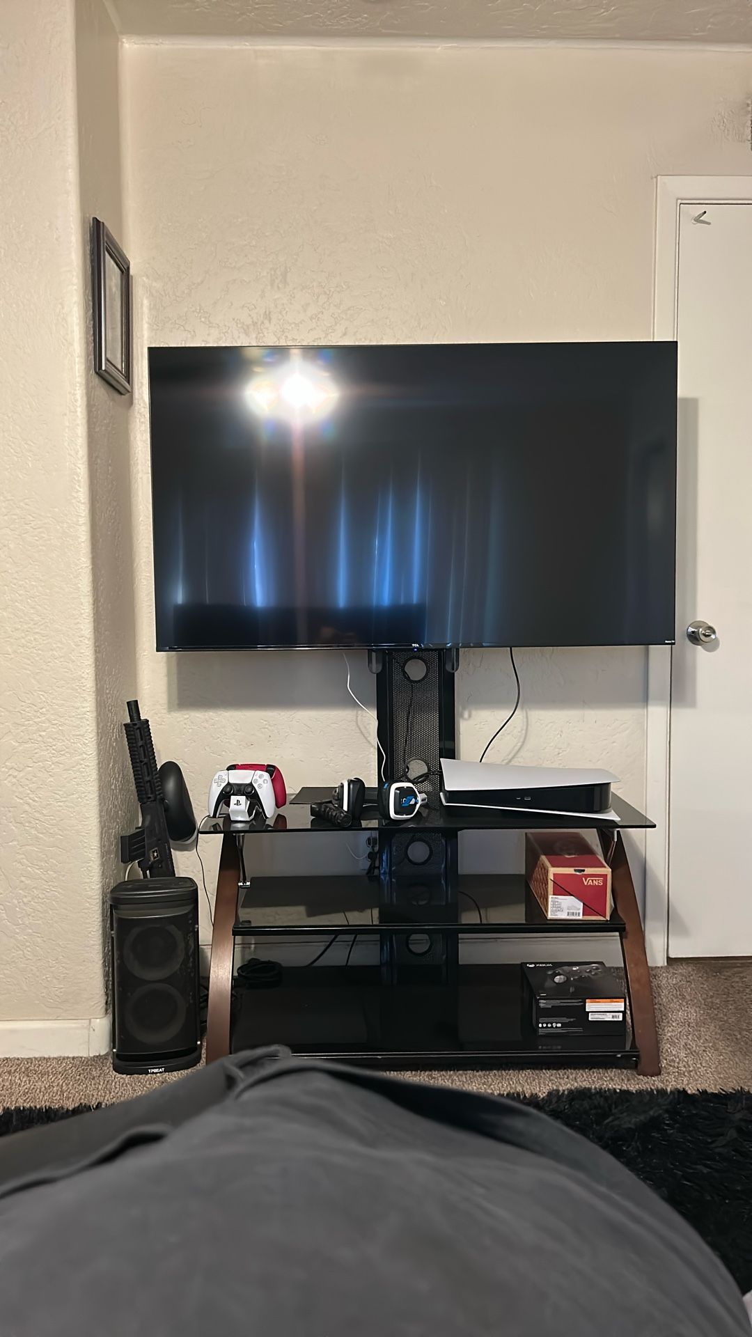 TCL 55” Roku TV And Stand