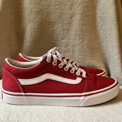 Vans Off the Wall Red Casual Shoes Unisex Size 8.5 Men’s Size 10 Women’s