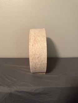 4.25" White Felt Upholstery Padding Roll Red Tracer Line 14" Dia 4.9lb