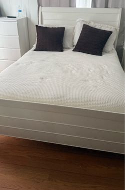 Queen bed and mattress