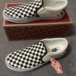 Checker Vans Classic Slip-on Brand New Mens size 13
