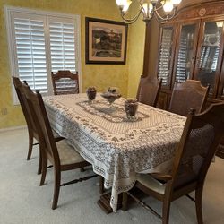 1-Dining Table and 6-Chairs