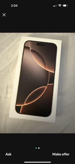 iPhone 16 Pro Max Desert Titanium 256 Gen Brand New