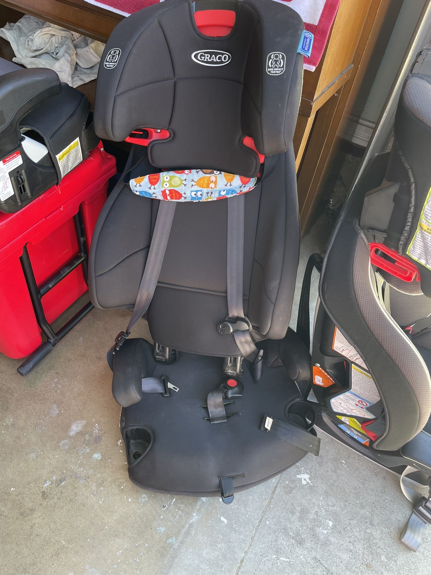 Graco 3 In 1 Transition Car Set/booster 