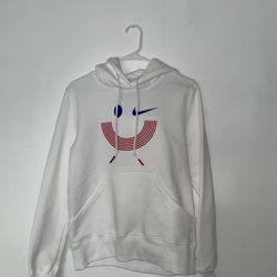 Nike Team USA 🇺🇸 Solo Swoosh White Men's Pullover Hoodie SIZE SMALL