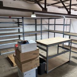 Warehouse / garage shelving for storage sold per set