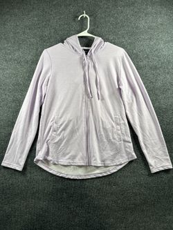 32 Degrees Cool Women’s Small Purple Full Zip Hooded Lightweight Jacket