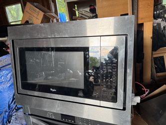 Whirlpool built in microwave