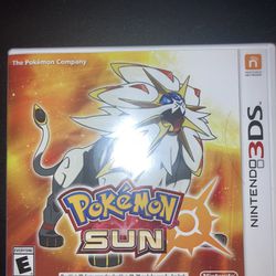 Pokémon Sun  For Nintendo 3DS NEW in Case. 