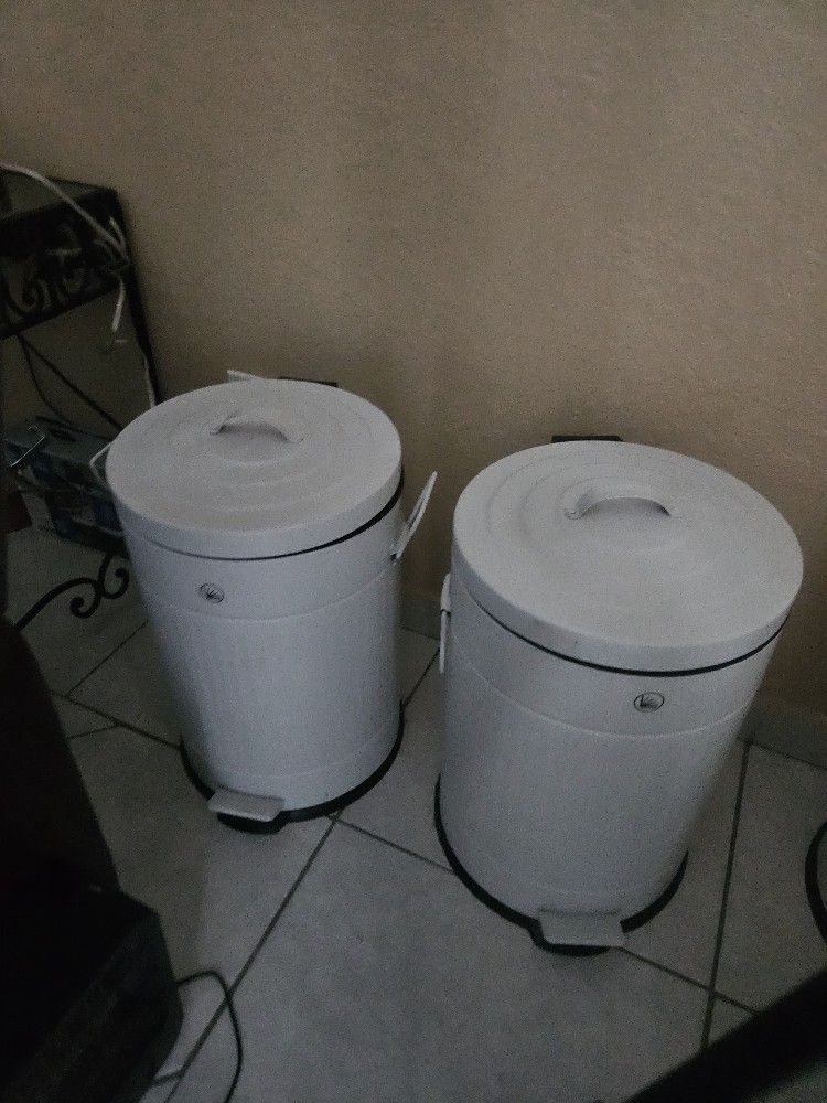 trash cans $9.00 Each