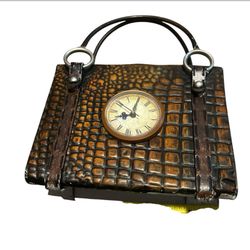 Metal Steampunk Decorative Purse Clock Face Works