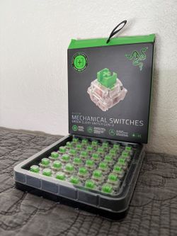 Razer Mechanical Switches – Green Clicky Gen-3 (x36)
