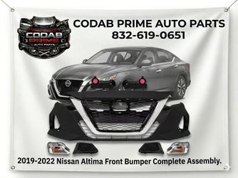 2019-2022 Nissan Altima Front Bumper Cover – Aftermarket Direct Replacement