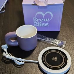 Brew Bliss Cozy Temperature Control Mug Set NEW