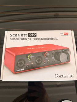 Focusrite Scarlett 2i2 3rd Gen USB Audio Interface