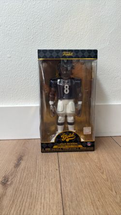 LAMAR JACKSON Gold Funko 12”