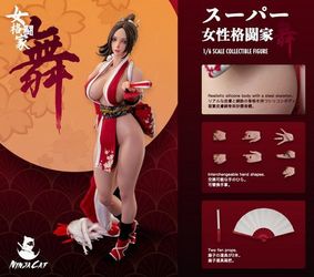 Ninja Cat - 1/6 N001 Female Silicone Fighter Mai Shiranui Action Figure NEW