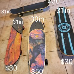 LONGBOARD 31 inches.  FIRM PRICE  The 30 inches Was SOLD!