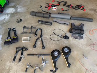 Mixed Home Gym Fitness Equipment Lot