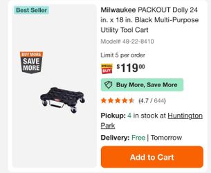 Milwaukee packout Dolly