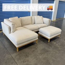Large Sectional Couch 🛋️ free delivery