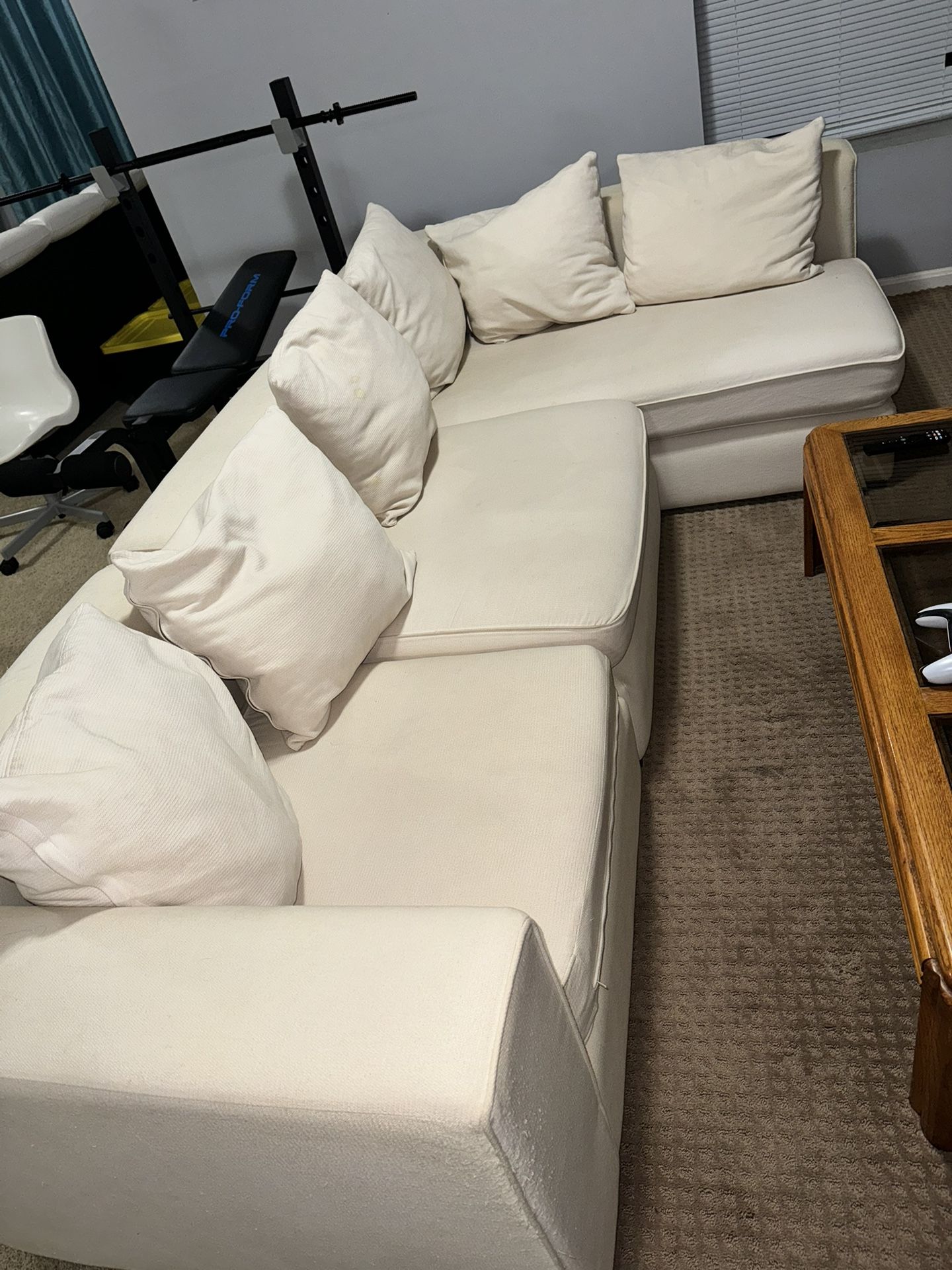 White Sectional Sofa