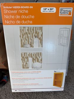 Schluter Systems  Shower Niche