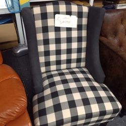 Black & White Accent Chair $ 99
