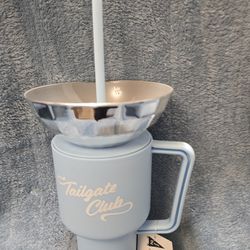 Target Bullseye 2in1 Blue Tumbler w/Snack Bowl 31.55oz