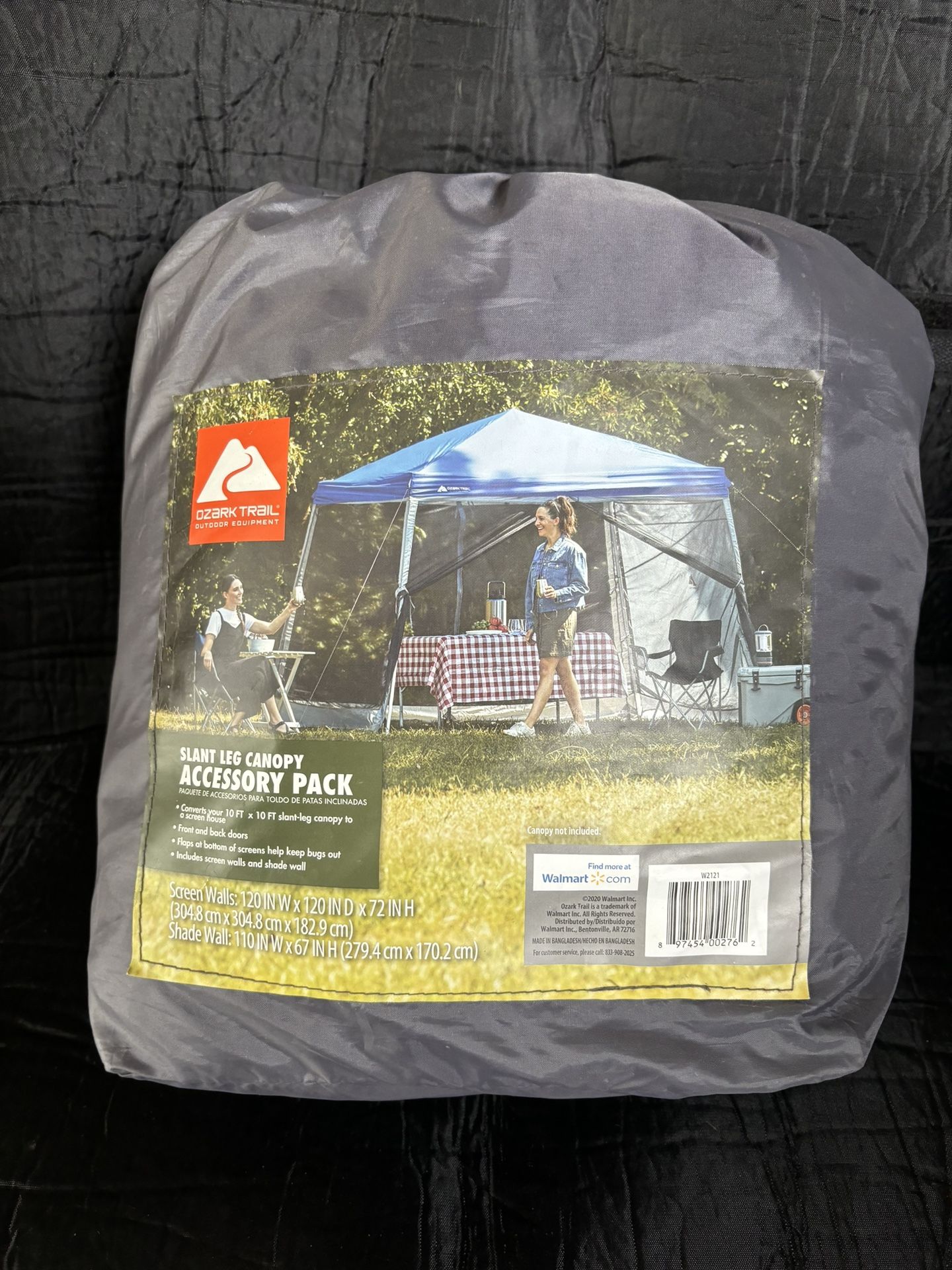 Screen Wall Accessory Pack for 10' Canopy