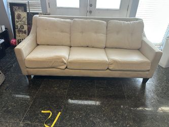 Cream Colored Sofa