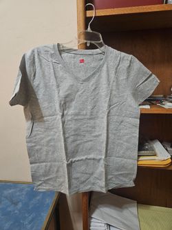 Hanes Gray S/S Medium Tee Mint