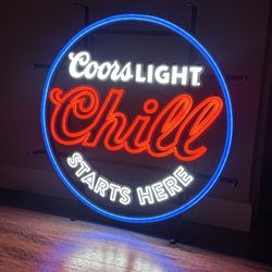 Coors Light new LED beer sign!