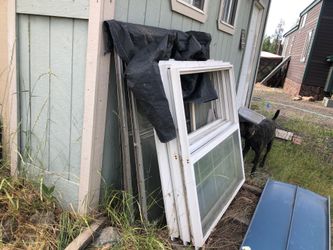 Used vinyl windows