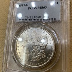 1883 O Morgan Silver Dollar Uncirculated 