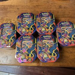 Pokemon Mega Charizard Y Tins