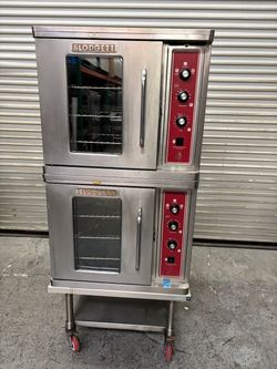 1/2 Sheet Size Electric Convection Ovens Blodgett CTBR-1 200-240V 1 or 3 Phase Double Stack #4423