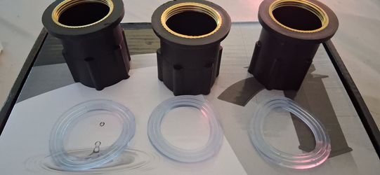 Black nut fixtures for kitchen faucets brand new $15