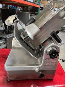 12" Deli Slicer Hobart 1712E Automatic Gear Drive Meat & Cheese Cutter 115V With Sharpener #5144