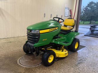John Deere X300 riding mower