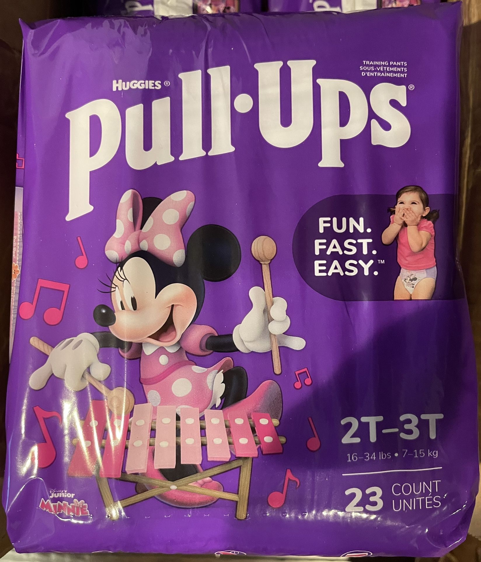 Huggies Pull-Ups diapers size 2T-3T