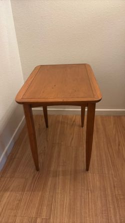 Set of 3 stacking fruitwood tables