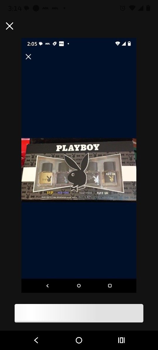.Cologne Playboy "4 Bottle Collection" set for men. Brand new ONLY $25. 
